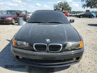 2001 BMW 3 Series 325Ci with VIN WBABS33481JY57601, listed as a Copart auction lot 43866775 with 110,650 mi miles and Salvage Title. Bid and sale history available at carsss.com. Image 5.
