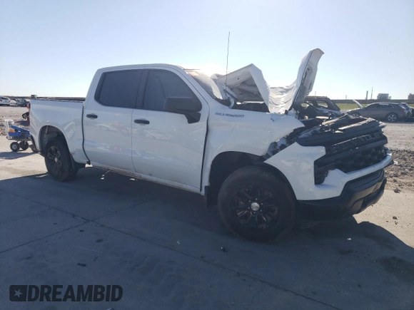 2022 Chevrolet Silverado 1500 Work Truck with VIN 3GCPAAEK9NG624362, listed as a Copart auction lot 49453475 with 80,536 mi miles and Salvage Title. Bid and sale history available at DreamBid. Image 4.