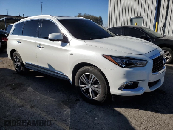 2016 Infiniti QX60 with VIN 5N1AL0MN2GC531738, listed as a Copart auction lot 43287585 with 77,626 mi miles and Salvage Title. Bid and sale history available at carsss.com. Image 4.