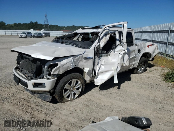 2018 Ford F-150 XL with VIN 1FTEW1EG9JFD30234, listed as a Copart auction lot 52630995 with 0 mi miles and Salvage Title. Bid and sale history available at carsss.com. Image 1.