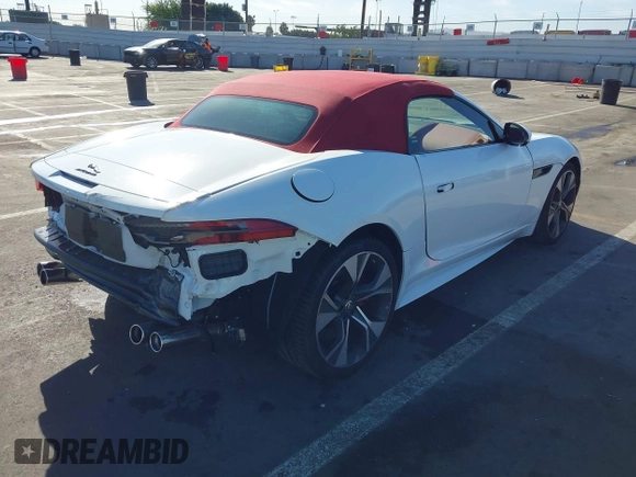 2024 Jaguar F-Type with VIN SAJDF5EE2RCK85802, listed as a IAAI auction lot 41074659 with 3,924 mi miles and . Bid and sale history available at DreamBid. Image 4.