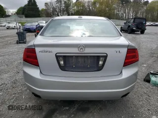 2005 Acura TL with VIN 19UUA66235A034737, listed as a Copart auction lot 51227955 with 188,001 mi miles and Salvage Title. Bid and sale history available at carsss.com. Image 6.
