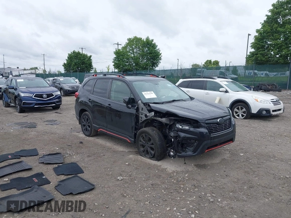 2019 Subaru Forester Special Sports with VIN JF2SKAKC8KH466295, listed as a IAAI auction lot 42321326 with 89,686 mi miles and . Bid and sale history available at DreamBid. Image 1.