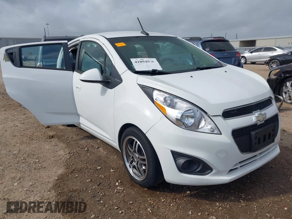 2014 Chevrolet Spark LT with VIN KL8CD6S94EC426322, listed as a IAAI auction lot 41894970 with 65,818 mi miles. Bid and sale history available at carsss.com. Image 1.