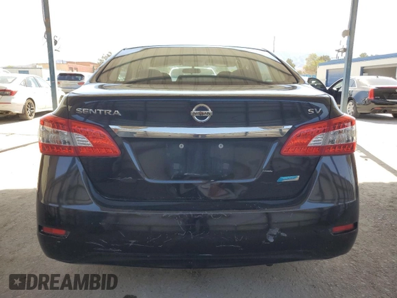 2013 Nissan Sentra SV with VIN 3N1AB7AP4DL684341, listed as a Copart auction lot 54154525 with 118,366 mi miles and Clean Title. Bid and sale history available at carsss.com. Image 6.