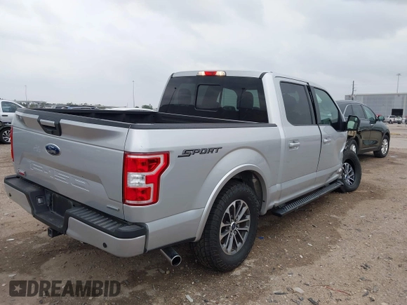 2018 Ford F-150 XL with VIN 1FTEW1CP8JKC66326, listed as a IAAI auction lot 41937917 with 204,091 mi miles. Bid and sale history available at carsss.com. Image 4.