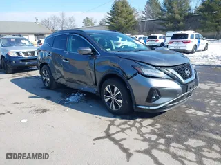 2020 Nissan Murano SV with VIN 5N1AZ2BS3LN100956, listed as a IAAI auction lot 41633618 with 84,375 mi miles. Bid and sale history available at carsss.com. Image 1.