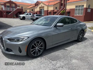 2024 BMW 4 Series 430i z VIN WBA53AP00RCN14402, wystawiony jako Copart lot #59417845 z przebiegiem 17 066 mil mil oraz Tytuł czysty. Historia ofert i sprzedaży dostępna na DreamBid. Obrazek 2.