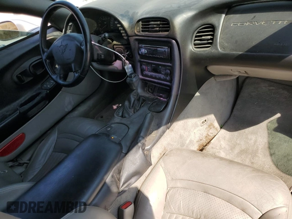 2003 Chevrolet Corvette with VIN 1G1YY22G835100879, listed as a Copart auction lot 76589504 with Not Provided miles and Salvage Title. Bid and sale history available at carsss.com. Image 8.