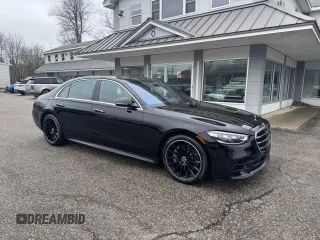 2022 Mercedes-Benz S-Class S 580 with VIN W1K6G7GB3NA129301, listed as a Copart auction lot 53679195 with 94,735 mi miles and Clean Title. Bid and sale history available at carsss.com. Image 1.