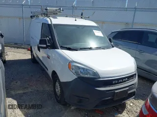2019 Ram ProMaster City Cargo Tradesman z VIN ZFBHRFAB0K6N84690, wystawiony jako IAAI lot #41920835 z przebiegiem 97 643 mil mil oraz . Historia ofert i sprzedaży dostępna na DreamBid. Obrazek 1.