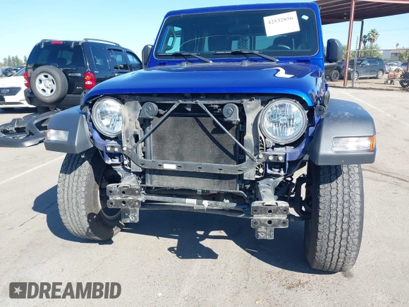 2018 Jeep Wrangler Unlimited Sport z VIN 1C4HJXDGXJW189321, wystawiony jako IAAI lot #42532856 z przebiegiem 46 559 mil mil oraz . Historia ofert i sprzedaży dostępna na DreamBid. Obrazek 6.