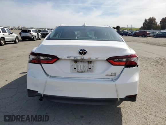 2022 Toyota Camry Hybrid LE with VIN 4T1C31AK3NU595562, listed as a Copart auction lot 48177795 with 109,128 mi miles and Salvage Title. Bid and sale history available at carsss.com. Image 6.
