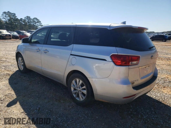2017 Kia Sedona L with VIN KNDMA5C10H6279572, listed as a Copart auction lot 46491355 with 83,375 mi miles and Salvage Title. Bid and sale history available at carsss.com. Image 2.
