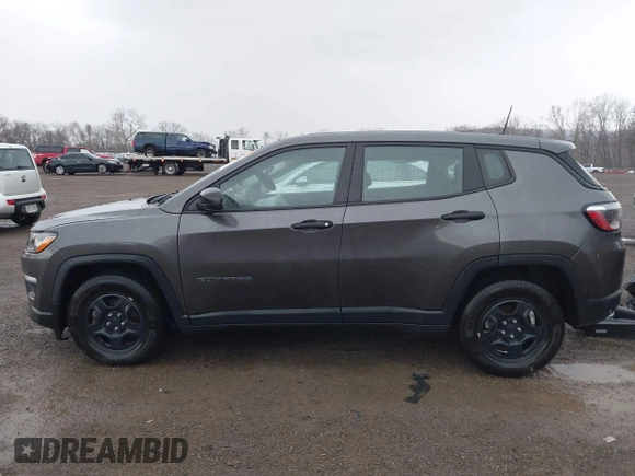 2020 Jeep Compass Sport z VIN 3C4NJCAB4LT253026, wystawiony jako IAAI lot #41897839 z przebiegiem 128 112 mil mil oraz . Historia ofert i sprzedaży dostępna na DreamBid. Obrazek 15.