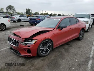 2019 Volvo S60 R-Design with VIN 7JRBR0FM9KG017741, listed as a Copart auction lot 49541025 with 51,331 mi miles and Salvage Title. Bid and sale history available at carsss.com. Image 1.