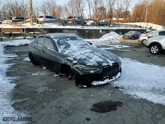 2023 BMW M3 Competition xDrive with VIN WBS43AY05PFP62243, listed as a Copart auction lot 41919185 with 0 mi miles and Salvage Title. Bid and sale history available at carsss.com. Image 11.