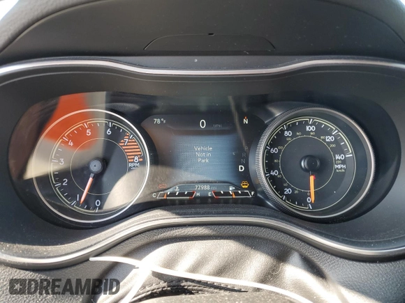 2019 Jeep Cherokee Trailhawk with VIN 1C4PJMBX9KD183343, listed as a Copart auction lot 48662565 with 77,988 mi miles and Non repairable. Bid and sale history available at DreamBid. Image 9.