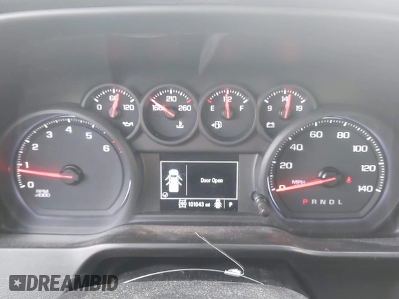 2019 Chevrolet Silverado 1500 Custom with VIN 1GCRYBEH0KZ410922, listed as a IAAI auction lot 41775841 with 101,043 mi miles and . Bid and sale history available at DreamBid. Image 7.