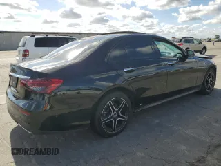 2022 Mercedes-Benz E 350 with VIN W1KZF8DB0NB077775, listed as a Copart auction lot 56567085 with 39,548 mi miles and Salvage title. Bid and sale history available at DreamBid. Image 3.