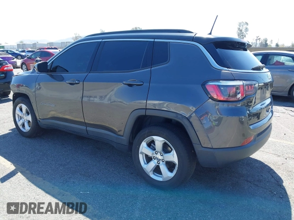 2020 Jeep Compass Altitude with VIN 3C4NJCBB0LT134047, listed as a IAAI auction lot 41806348 with 70,533 mi miles and . Bid and sale history available at carsss.com. Image 3.