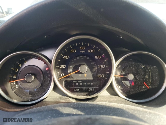 2009 Acura RL Tech Pkg with VIN JH4KB26659C000306, listed as a Copart auction lot 41802015 with 127,831 mi miles and Salvage Title. Bid and sale history available at carsss.com. Image 9.