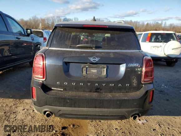 2024 MINI Countryman Cooper S with VIN WMZ83BR0XR3R51424, listed as a Copart auction lot 88747995 with 22,571 mi miles and Salvage Title. Bid and sale history available at carsss.com. Image 6.