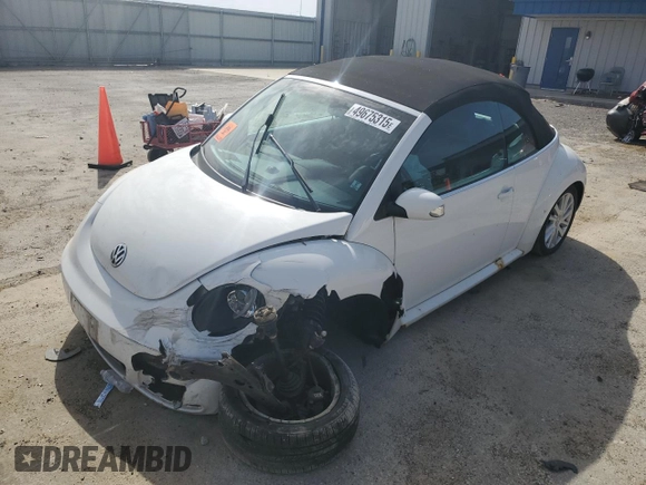 2009 Volkswagen Beetle S with VIN 3VWRF31Y59M403006, listed as a Copart auction lot 49675315 with Not provided miles and Non repairable. Bid and sale history available at DreamBid. Image 1.