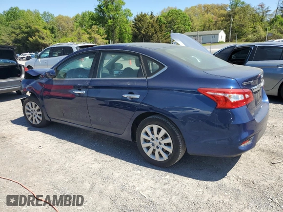 2019 Nissan Sentra S with VIN 3N1AB7AP7KY245490, listed as a Copart auction lot 54504135 with 57,271 mi miles and Clean Title. Bid and sale history available at DreamBid. Image 2.