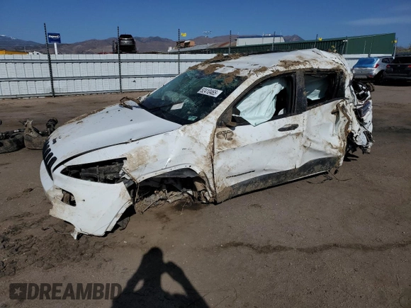 2017 Jeep Cherokee Sport with VIN 1C4PJMAS8HW651453, listed as a Copart auction lot 52410465 with 0 mi miles and Salvage Title. Bid and sale history available at carsss.com. Image 1.