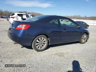 2011 Honda Civic Cpe EX with VIN 2HGFG1B86BH510402, listed as a Copart auction lot 43809325 with 194,931 mi miles and Salvage Title. Bid and sale history available at carsss.com. Image 3.