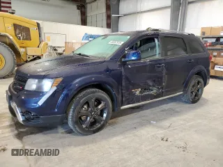 2019 Dodge Journey Crossroad z VIN 3C4PDDGGXKT688091, wystawiony jako Copart lot #53387975 z przebiegiem 55 852 mil mil oraz Szkoda całkowita • Salvage title. Historia ofert i sprzedaży dostępna na DreamBid. Obrazek 1.