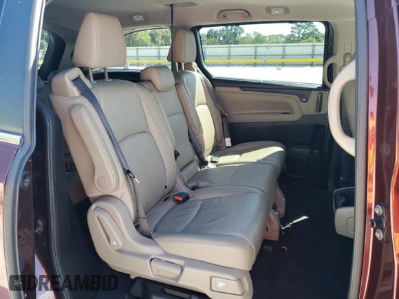 2018 Honda Odyssey EX-L with VIN 5FNRL6H72JB074980, listed as a Copart auction lot 51041465 with 96,240 mi miles and Salvage Title. Bid and sale history available at DreamBid. Image 11.