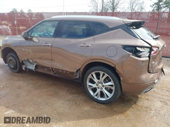 2019 Chevrolet Blazer Premier with VIN 3GNKBFRS3KS669764, listed as a IAAI auction lot 41549025 with 138,305 mi miles and . Bid and sale history available at DreamBid. Image 3.