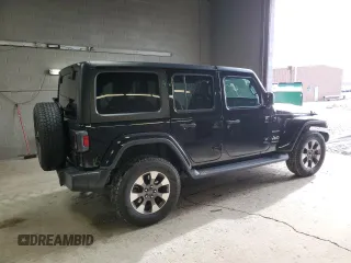 2022 Jeep Wrangler Unlimited Sahara Altitude with VIN 1C4HJXEG0NW115877, listed as a Copart auction lot 80689494 with 30,928 mi miles and Salvage title. Bid and sale history available at DreamBid. Image 3.