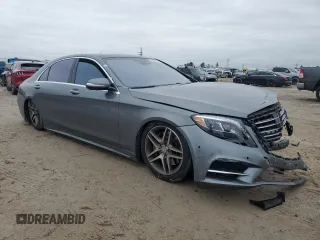 2017 Mercedes-Benz S 550 with VIN WDDUG8FB0HA298971, listed as a Copart auction lot 88958575 with 51,426 mi miles and Salvage Title. Bid and sale history available at carsss.com. Image 4.