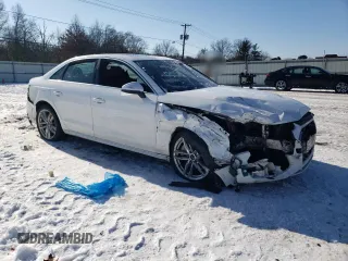 2020 Audi A4 Premium with VIN WAUDNAF45LN014208, listed as a Copart auction lot 89218695 with Not provided miles and Salvage title. Bid and sale history available at DreamBid. Image 4.