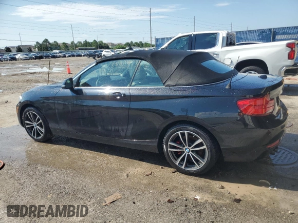 2018 BMW 2 Series 230i with VIN WBA2M7C55JVA97441, listed as a Copart auction lot 68550274 with 32,960 mi miles and Non Repairable. Bid and sale history available at carsss.com. Image 2.