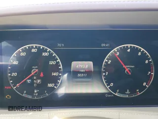 2018 Mercedes-Benz S 560 with VIN WDDUG8DB2JA369175, listed as a Copart auction lot 50404675 with 50,311 mi miles and Salvage Title. Bid and sale history available at carsss.com. Image 9.