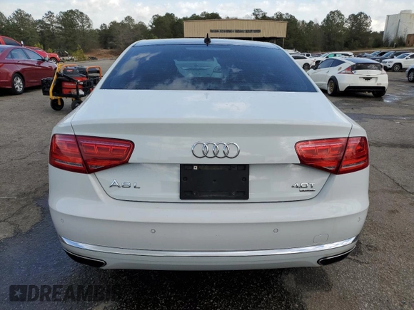 2013 Audi A8 L 4.0L with VIN WAUR2AFD2DN012478, listed as a Copart auction lot 49733565 with 115,323 mi miles and Salvage Title. Bid and sale history available at carsss.com. Image 6.