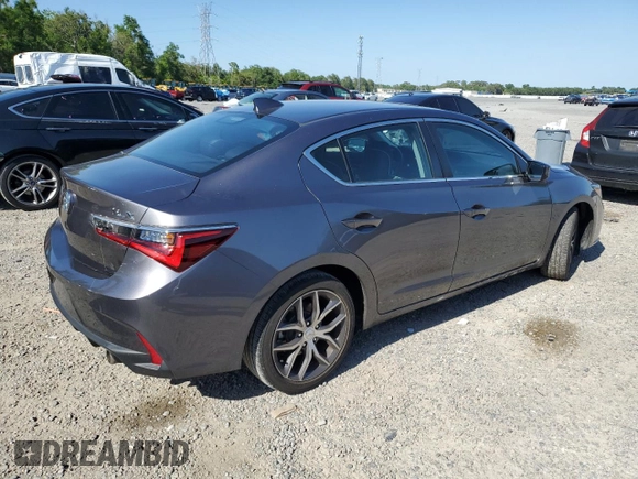 2021 Acura ILX Premium with VIN 19UDE2F70MA007017, listed as a Copart auction lot 53136705 with 26,807 mi miles and Salvage title. Bid and sale history available at DreamBid. Image 3.