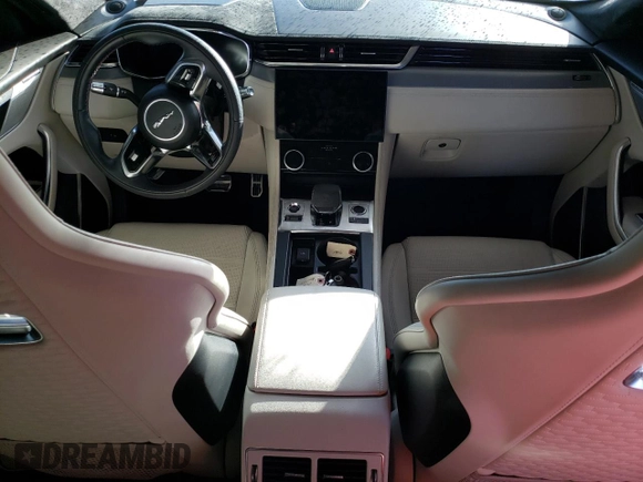 2022 Jaguar F-Pace SVR with VIN SADCZ2EEXNA694138, listed as a Copart auction lot 76778653 with 38,121 mi miles and . Bid and sale history available at DreamBid. Image 8.