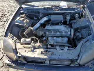 1996 Honda Civic DX with VIN 1HGEJ6126TL006590, listed as a Copart auction lot 79457604 with 186,293 mi miles and Salvage Title. Bid and sale history available at carsss.com. Image 11.