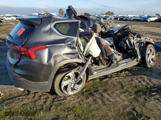 2023 Hyundai Santa Fe SEL with VIN 5NMS24AJXPH519567, listed as a Copart auction lot 87087354 with 0 mi miles and Salvage Title. Bid and sale history available at carsss.com. Image 3.