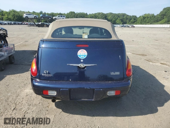 2005 Chrysler PT Cruiser GT with VIN 3C3AY75S55T524274, listed as a Copart auction lot 61123405 with 46,207 mi miles and Clean title. Bid and sale history available at DreamBid. Image 6.