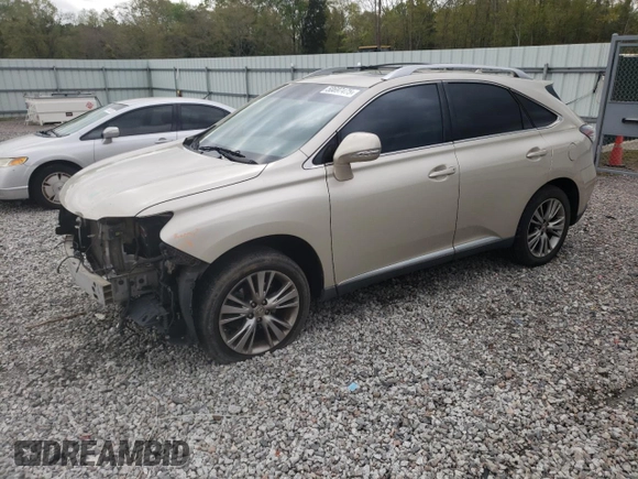 2013 Lexus RX 350 with VIN 2T2ZK1BA1DC097584, listed as a Copart auction lot 50697475 with 214,594 mi miles and Salvage Title. Bid and sale history available at DreamBid. Image 1.