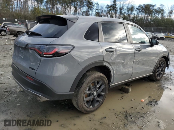 2024 Honda HR-V Sport with VIN 3CZRZ2H51RM759334, listed as a Copart auction lot 87272894 with 21,509 mi miles and Salvage title. Bid and sale history available at DreamBid. Image 3.