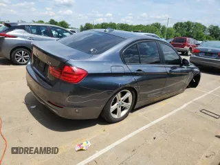 2014 BMW 3 Series 320i xDrive with VIN WBA3C3C50EF986791, listed as a Copart auction lot 62003805 with 109,556 mi miles and Salvage title. Bid and sale history available at DreamBid. Image 3.