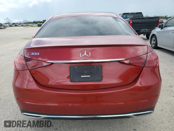 2023 Mercedes-Benz C 300 z VIN W1KAF4GB7PR103025, wystawiony jako Copart lot #62902094 z przebiegiem 38 145 mil mil oraz Szkoda całkowita • Salvage title. Historia ofert i sprzedaży dostępna na DreamBid. Obrazek 6.