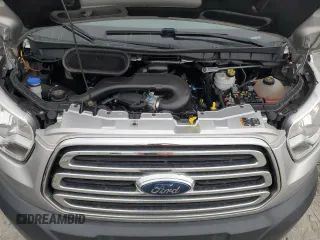 2018 Ford Transit Passenger XL with VIN 1FBZX2ZM3JKA52561, listed as a Copart auction lot 43574745 with 58,735 mi miles and Salvage Title. Bid and sale history available at DreamBid. Image 13.